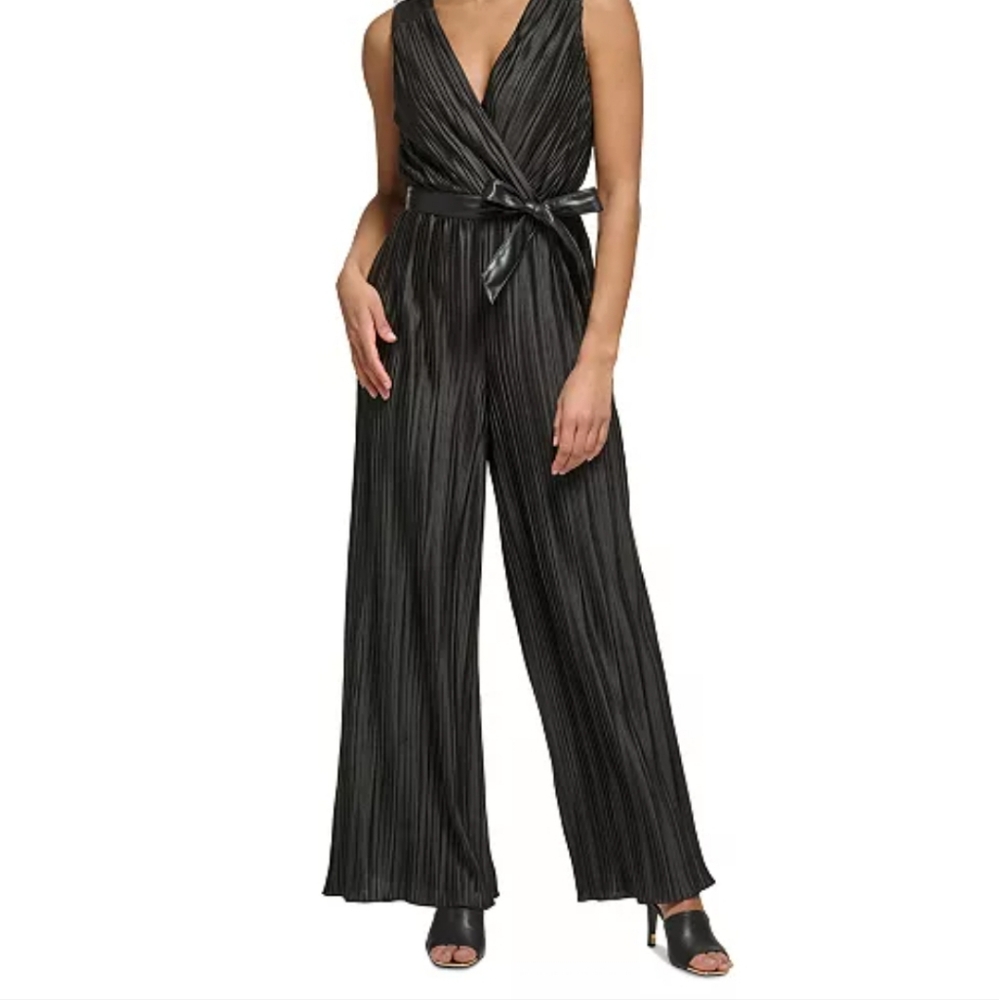 DKNY  Black Sleeveless Jumpsuit